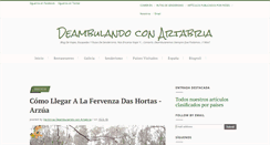 Desktop Screenshot of deambulandoconartabria.com